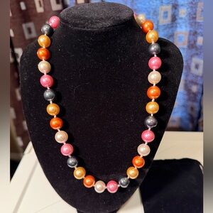 Multicolor Shell Pearl Necklace